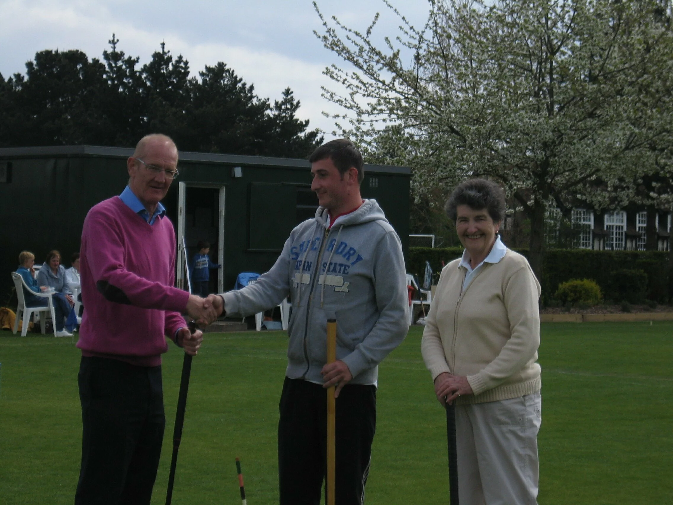 Richard Jones, Mary Molloy with Kiel Davies
